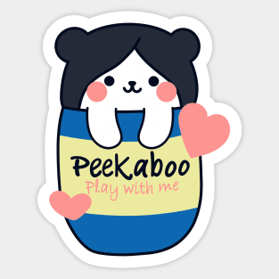 peekaboo Sticker